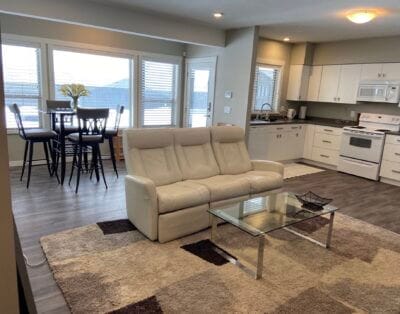 Large, bright, one-bedroom suite with a view in Kamloops, BC