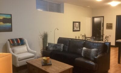 Cozy 1 bedroom fully furnished basement suite