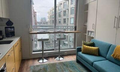 Modern Waterview Microloft in Downtown Victoria