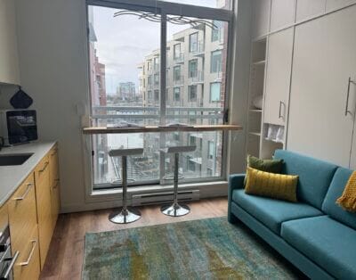 Modern Waterview Microloft in Downtown Victoria