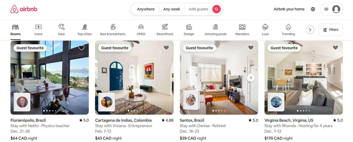 Airbnb Canada